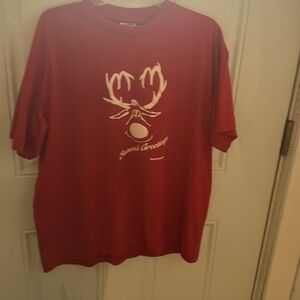 Vintage Mcdonald's Seasons Greetings Men’s Sz XL T Shirt  Screen Stars Red Rare